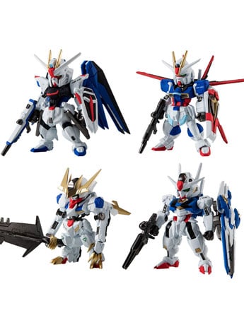 Bandai Mobile Suit Gundam FW Gundam Converge 15th Anniversary Alternative Series Set, 2-Inch PVC