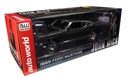 Auto World John Wick 1969 Ford Mustang 1/18 Scale Die-Cast Model - View 10