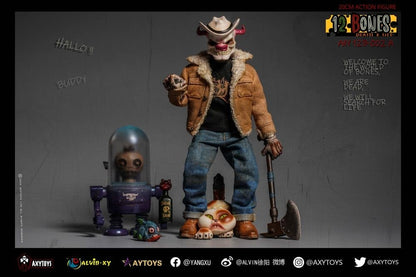 AxyToys 12 Bones Cowboy (2A) 8-Inch Plastic Action Figure - View 5