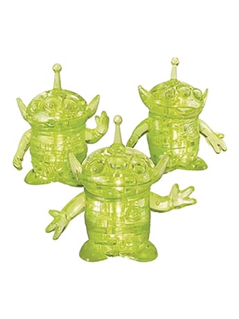 BePuzzled Toy Story Aliens Green 3D Crystal Puzzle in Plastic