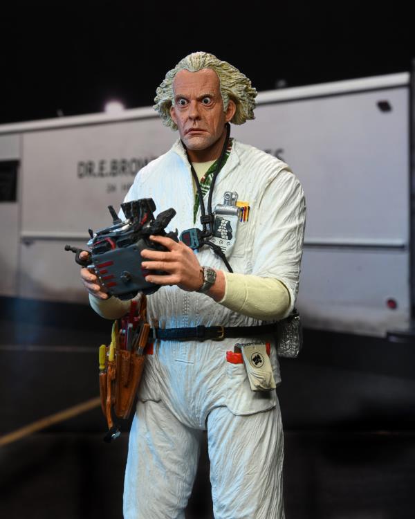 NECA Back to the Future Ultimate Doc Brown (Hazmat Suit) Action Figure - View 7