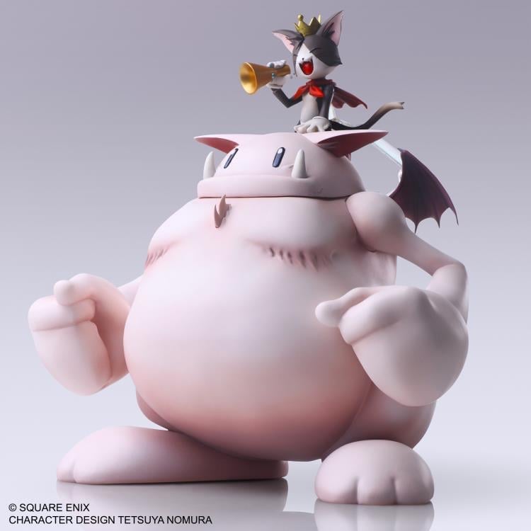 Square Enix Final Fantasy VII Bring Arts Cait Sith with Fat Moogle Two-Pack Figure Set - View 5