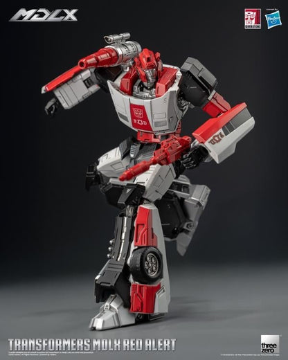 threezero Transformers MDLX Articulated Figure Series Red Alert 5.9-Inch Action Figure - View 3
