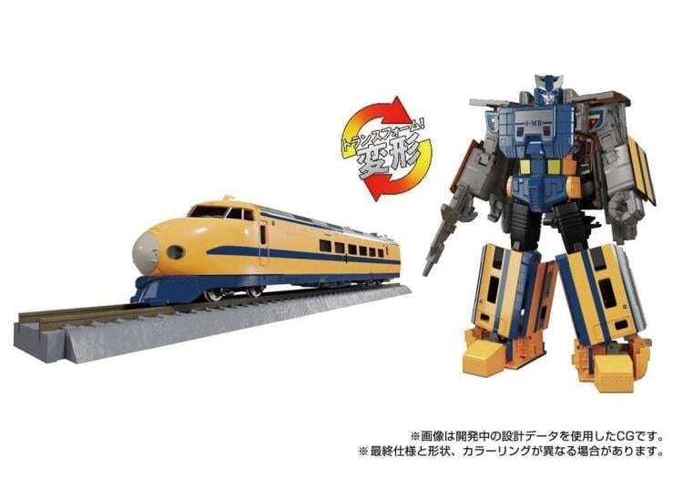 Takara Tomy Transformers Masterpiece G MPG-07 Trainbot Ginou Plastic Collectible Figure - View 9