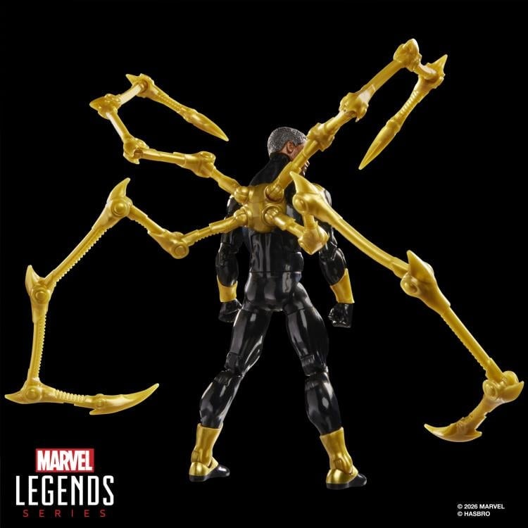 Hasbro Spider-Man Marvel Legends Iron Spider Aaron Davis Plastic Action Figure, 20 Points - View 6