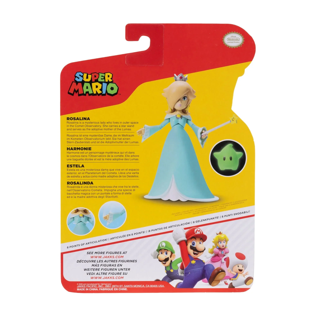 Jakks Pacific World of Nintendo Wave 52 4-Inch Scale Set of 5 Action Figures - View 14