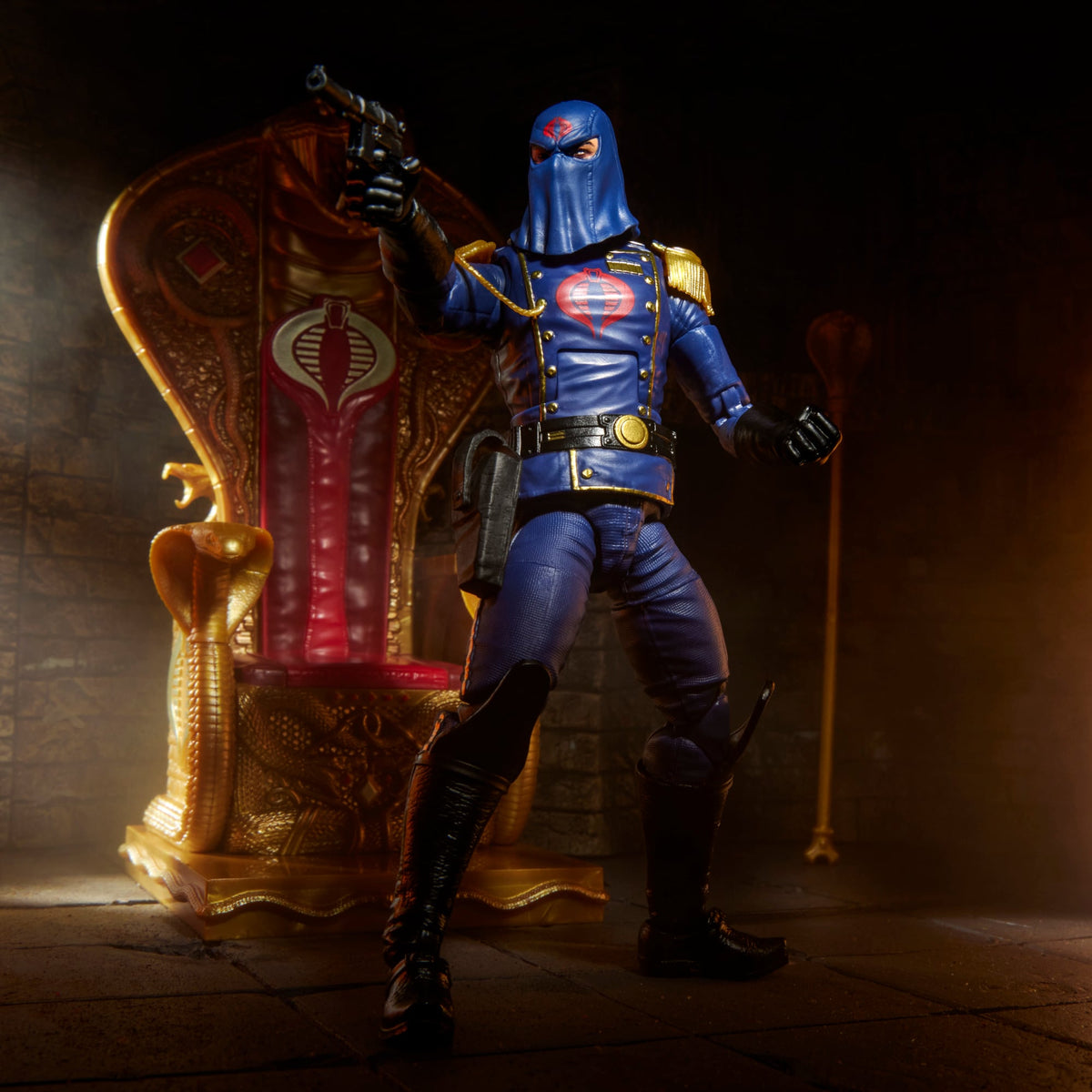 Hasbro G.I. Joe Classified Series #221 Cobra Commander Action Figure with Throne Set - View 6