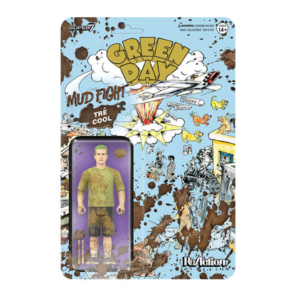 Super7 Green Day ReAction Tre Cool (Mud Fight) Action Figure - View 5