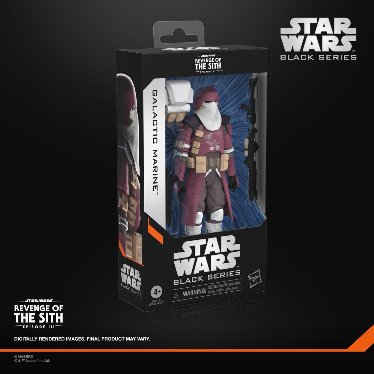 Hasbro Star Wars: Black Series Galactic Marine Revenge of the Sith Plastic Action Figure - View 10