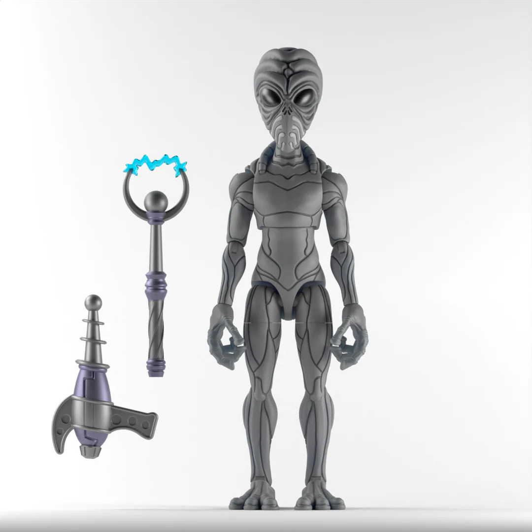 Cryptoids Toys War for the Green Planet Roswell Grey Alien 1/12 Scale Deluxe Action Figure - View 3