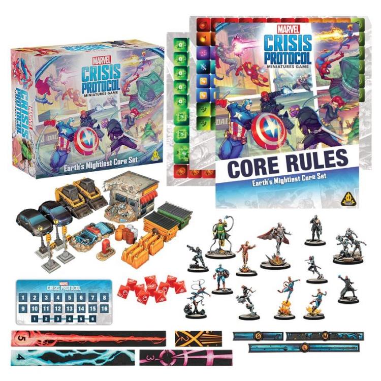 Atomic Mass Games Marvel: Crisis Protocol Earth's Mightiest Miniatures Game Core Set - View 6