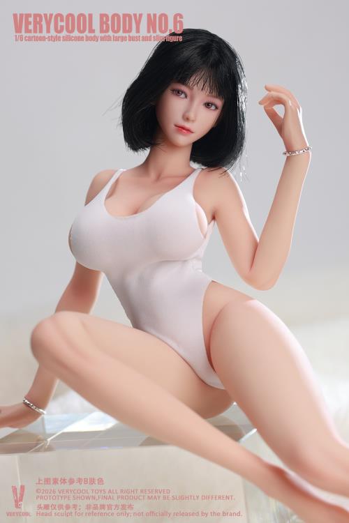 Very Cool Female Body No.6 Voluptuous Physique (Ver. C) 1/6 Scale Silicone Figure - View 9