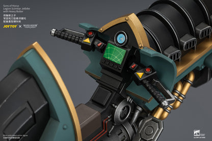 JoyToy Warhammer The Horus Heresy Sons of Horus Legion Scimitar Jetbike with Heavy Bolter 1/18 Scale Vehicle - View 16
