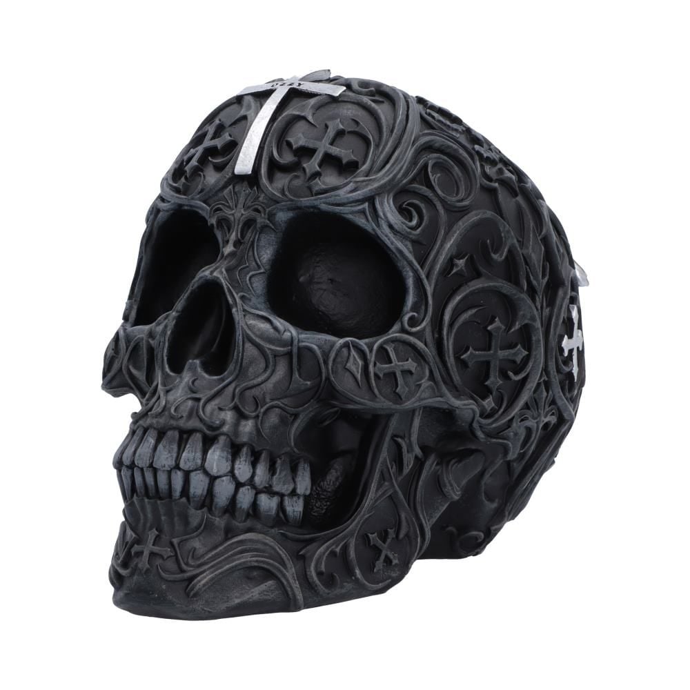 Nemesis Now Ozzy Osbourne Prince of Darkness Skull (5.8-Inch) - View 9
