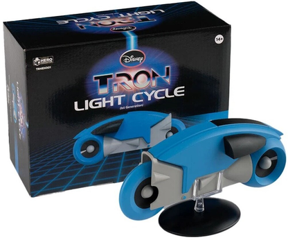 Master Replicas Group Tron Blue Light Cycle (1st Generation) 8.7-Inch Die-Cast Model - View 5