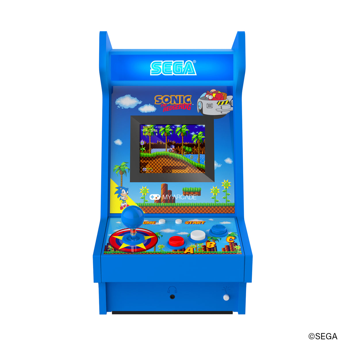 My Arcade Sonic the Hedgehog Retro Collectable Mighty Player 4-Games-in-1 Handheld - View 4