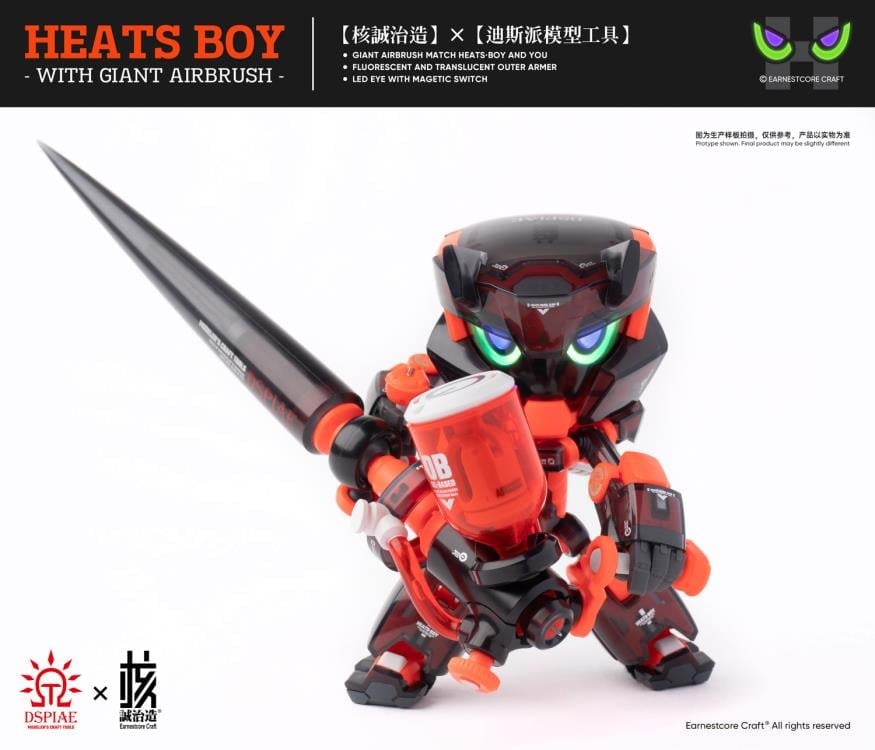 Earnestcore Craft DSPIAE Heats Boy Figure and Airbrush Set - View 13