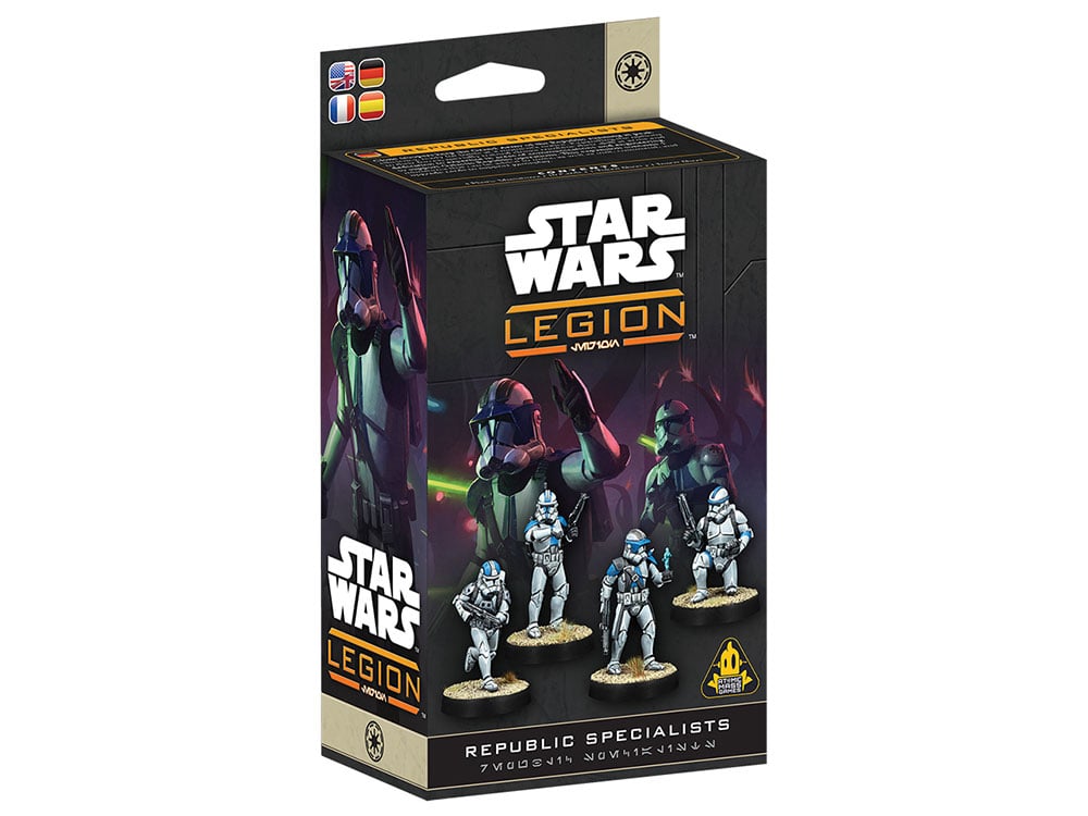 Atomic Mass Games Star Wars: Legion Republic Specialists Plastic Miniatures Personnel Pack - View 2