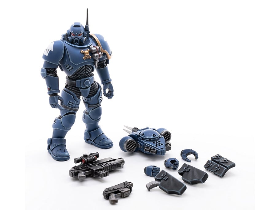 JoyToy Warhammer 40K Ultramarines Infiltrators Box of 4 1/18 Scale Figures - View 6