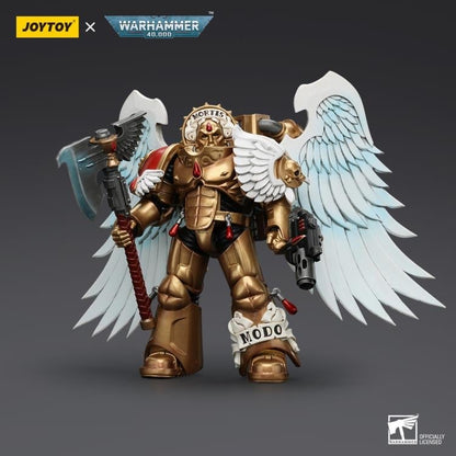 JoyToy Warhammer 40K Blood Angels Sanguinary Guard with Encarmine Axe and Inferno Pistol 1/18 Scale Action Figure - View 5