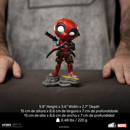 Iron Studios Marvel X-Men MiniCo Deadpool Collectible Figure (6-Inch) - View 16