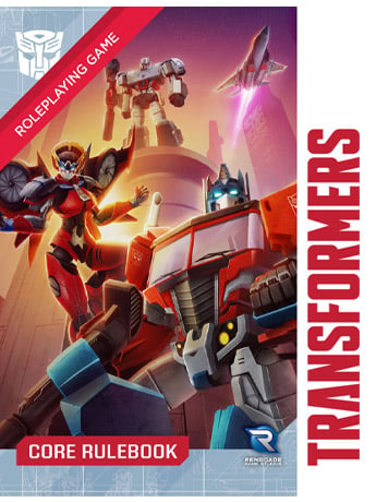 Renegade Game Studios Transformers Roleplaying Game Core Rulebook for Tabletop RPG