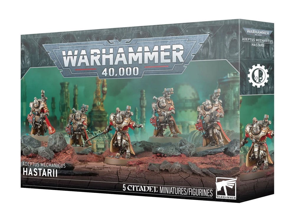 Games Workshop Warhammer 40,000 Adeptus Mechanicus Hastarii Citadel Miniature Set - View 2