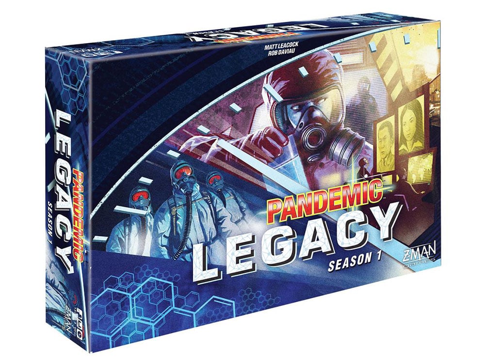 Z-Man Games Pandemic Legacy: Season 1 Blue Edition Board Game - View 2