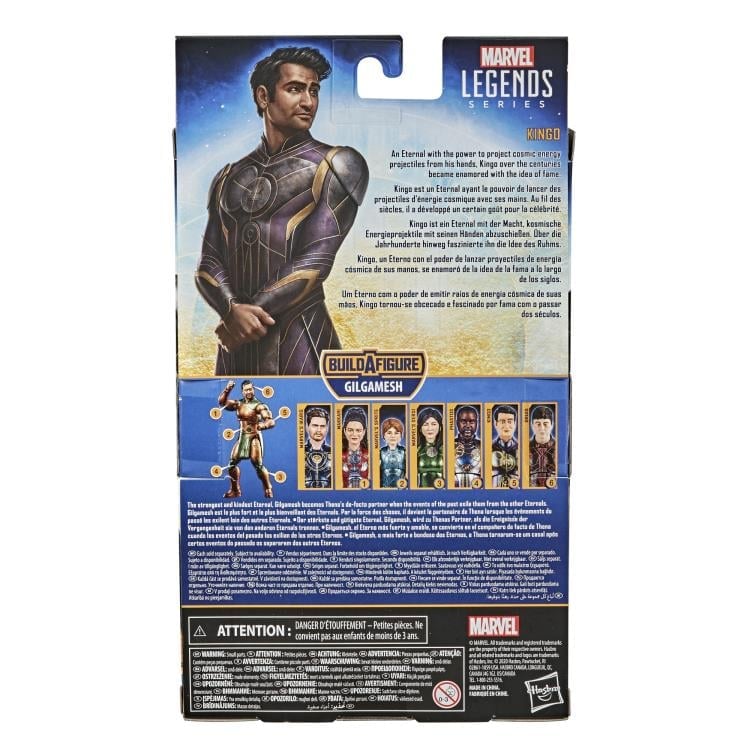 Hasbro Marvel Legends Eternals Wave 1 Set of 7 Action Figures (Gilgamesh BAF) 6-Inch - View 33