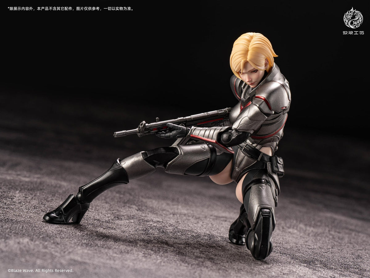 Blazing Wave Studio Valkyrie Brunhilde 1/12 Scale Action Figure 6.5-Inch - View 11