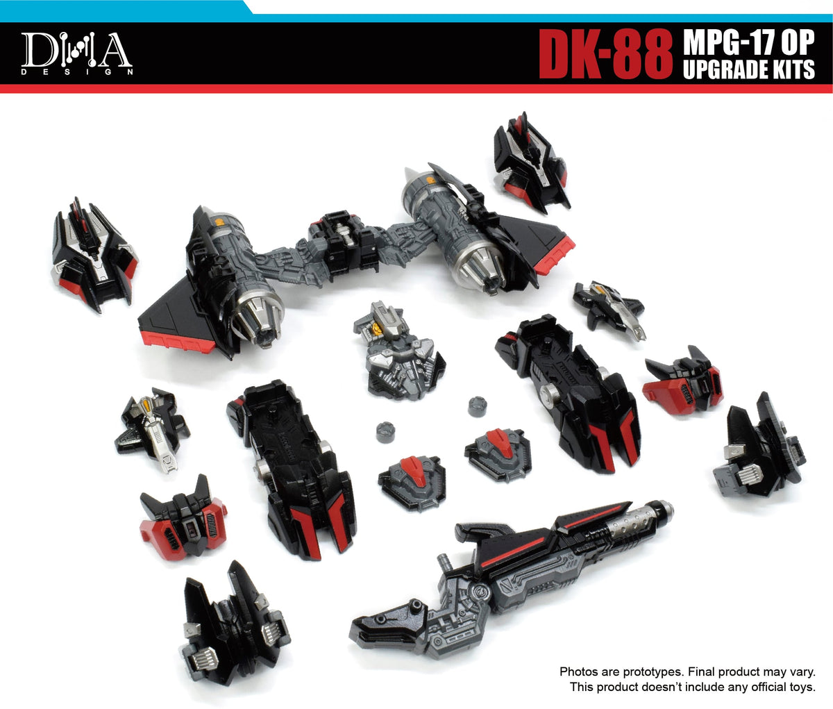 DNA Design DK-88 MPG-17 OP Upgrade Kit Model Kit for Customizing Builds - View 3