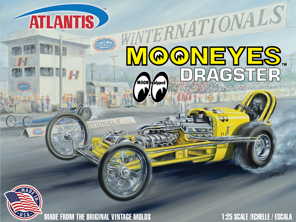 Atlantis Toy & Hobby Mooneyes Dragster 1/25 Scale Plastic Model Kit - View 2