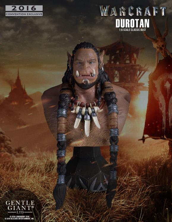 Gentle Giant Warcraft Durotan Classic 1/6 Scale SDCC 2016 Exclusive Limited Edition Bust 7-Inch - View 3