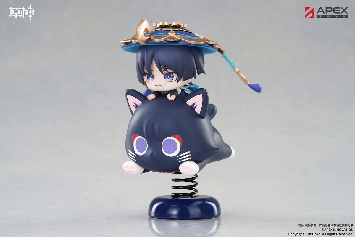 Apex Genshin Impact Happy Shake Wanderer Springy Chibi Figure 4-Inch - View 10