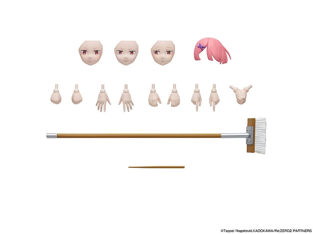 Kadokawa Re:Zero Starting Life in Another World Kadokawa Plastic Model Series Ram Model Kit, 6.2-Inch - View 11