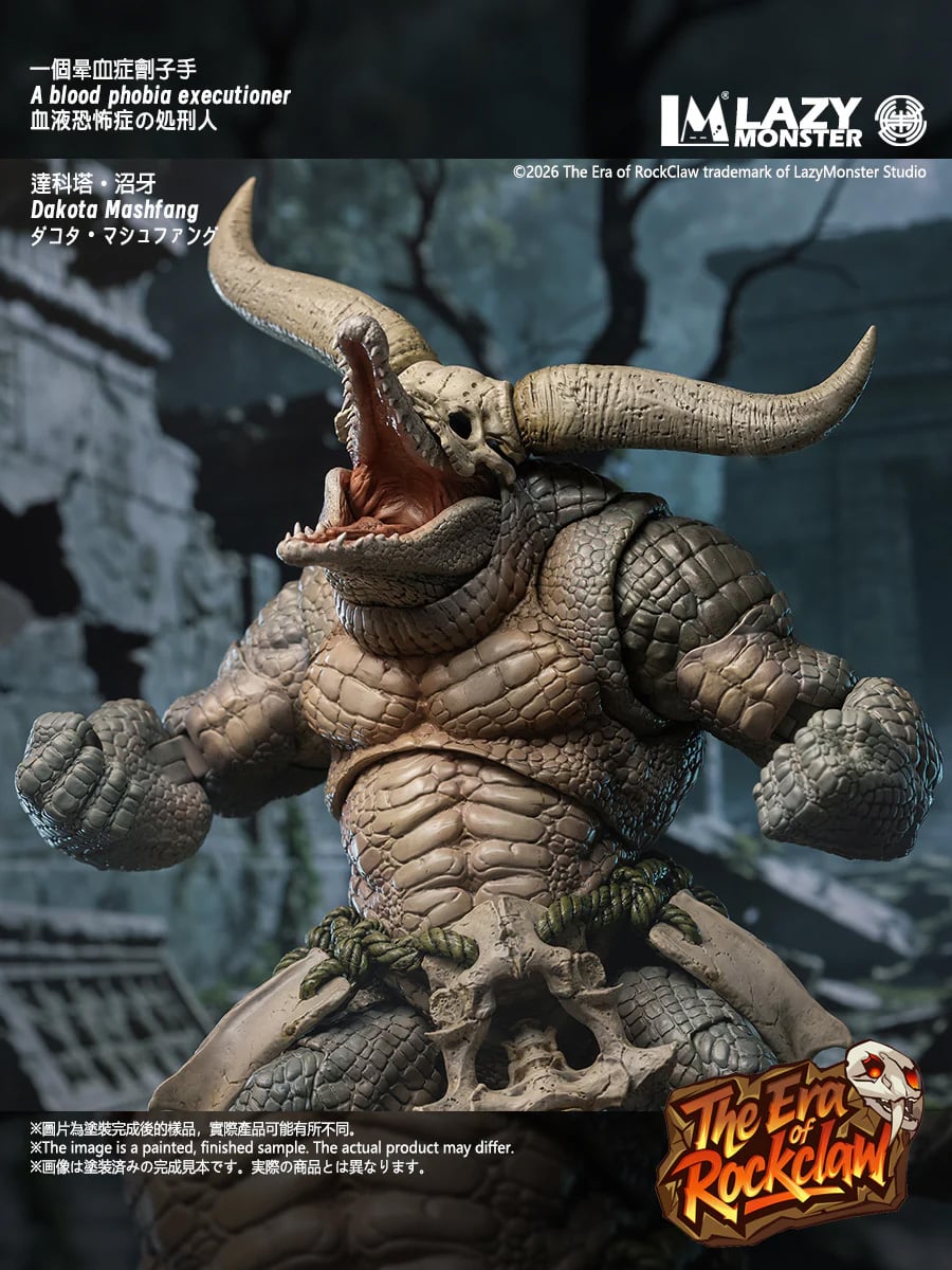 Lazy Monster Studio The Era of Rockclaw C03 Dakota Mashfang 8.66-Inch Action Figure - View 9