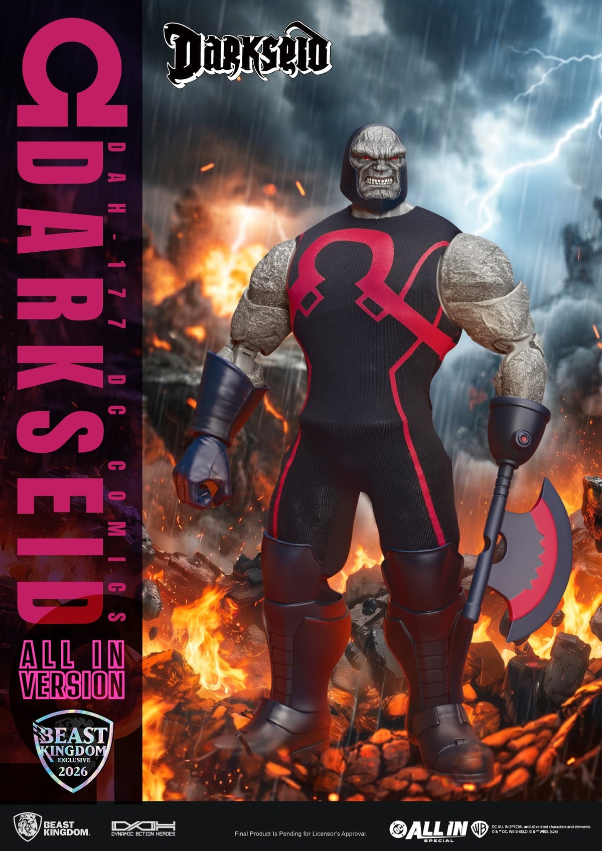 Beast Kingdom DC Comics Dynamic 8ction Heroes DAH-177 Darkseid (All In Ver.) SDCC 2026 Exclusive 8-Inch Action Figure - View 8