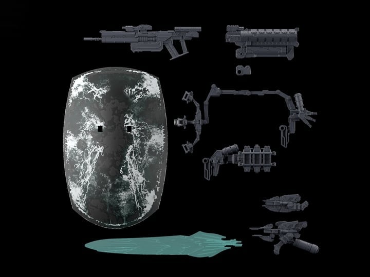 Bandai Armored Core VI: Fires of Rubicon 30 Minutes Missions Weapon Set 05 Accessory Set - View 2