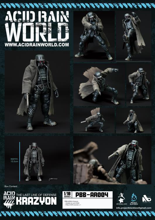 Project Black Box Acid Rain Blackbox PBB-AR004 Krazyon 1/18 Scale Action Figure - View 9