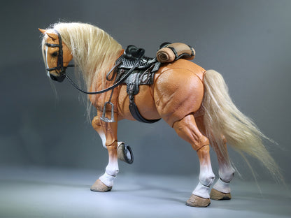 Fish Toys D20studio Wilderness Series Horse Basic Yellow Ver. 1/12 Scale Action Figure - View 2