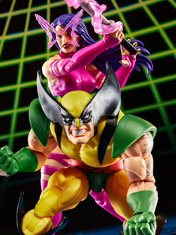 Hasbro Marvel Legends Gamerverse Wolverine vs. Psylocke Action Figure Two-Pack