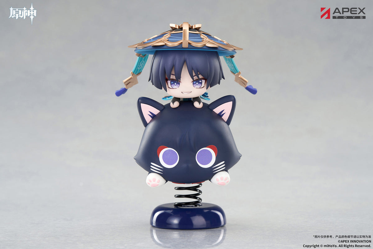 Apex Genshin Impact Happy Shake Wanderer Springy Chibi Figure 4-Inch - View 9