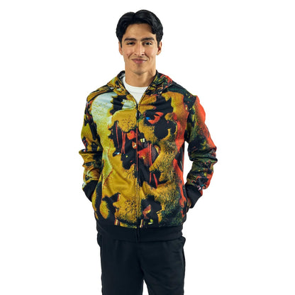 Bioworld Five Nights at Freddy's Springtrap Cosplay Zip-Up Mask Hoodie - View 3