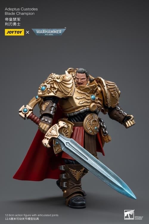 JoyToy Warhammer 40K Adeptus Custodes Blade Champion 1/18 Scale Plastic Action Figure - View 8