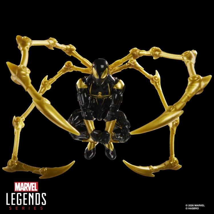 Hasbro Spider-Man Marvel Legends Iron Spider Aaron Davis Plastic Action Figure, 20 Points - View 4