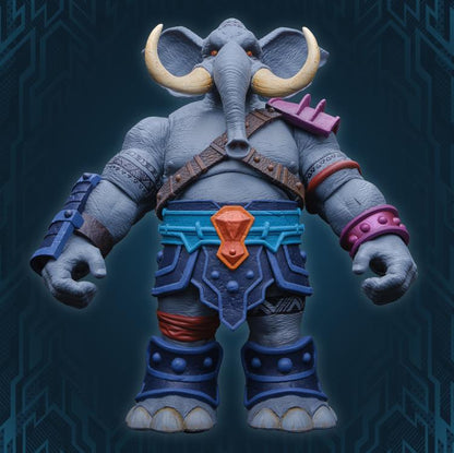 Spero Studios Animal Warriors of the Kingdom Primal Collection Series 2 General Mamba Plastic Action Figure - View 6