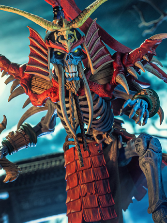 Four Horsemen Skeleton Warriors Infinite Legions Bone-Zai 1/12 Scale Plastic Action Figure