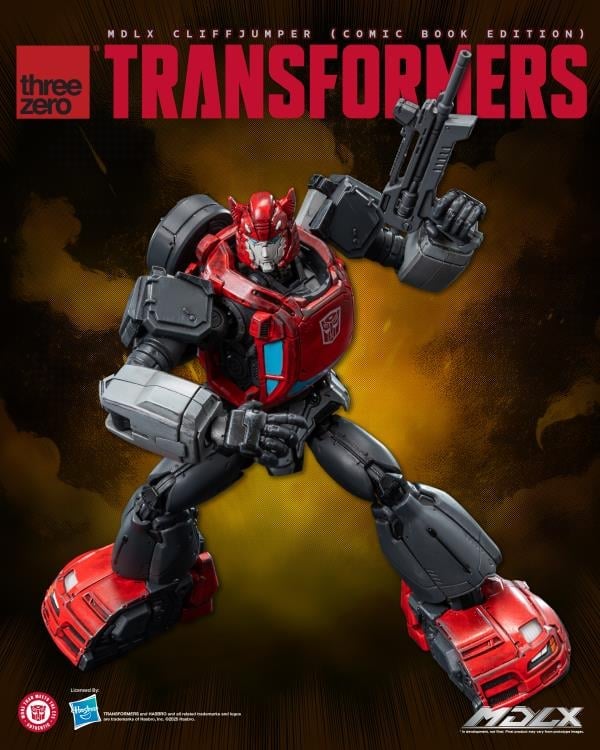 threezero Transformers MDLX Articulated Figure Series Cliffjumper (Comic Book Edition) 5-Inch Figure - View 7