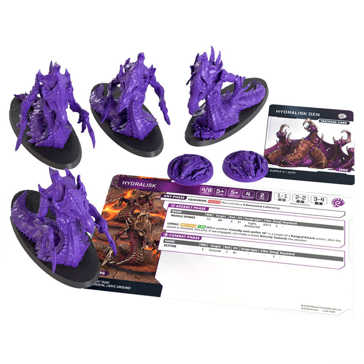 Archon Studios StarCraft The Miniatures Game Zerg Hydralisk Expansion Set - View 4