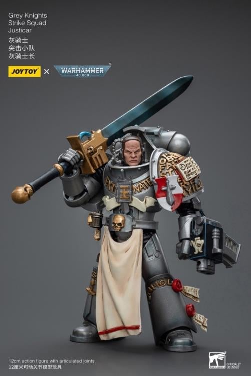 JoyToy Warhammer 40K Grey Knights Strike Squad Justicar 1/18 Scale Action Figure - View 4